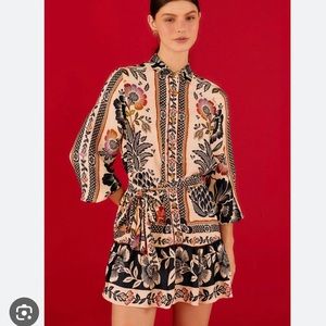 Farm Rio Romantic Garden dress size L